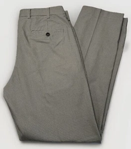 Mens Brooks Brothers Advantage Chino Clark Houndstooth Pattern Sz 34 34x32 - Picture 1 of 10