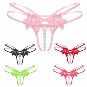 ☆USA☆ Sexy Damen Spitze Tanga G-String Höschen Dessous Unterwäsche Schritt T-Back - Bild 1 von 19