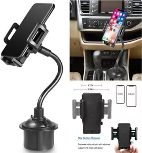 Soporte para taza de cuello de cisne ajustable de montaje en automóvil para teléfono celular universal - Imagen 1 de 9