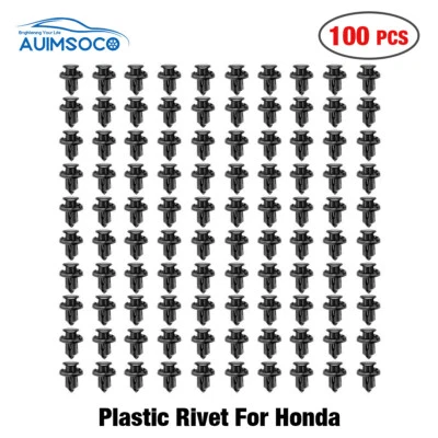 Clip de parachoques para Acura Honda 100x 10 mm capó guardabarros empuje remaches sujetadores de retención Foto 1 de 4
