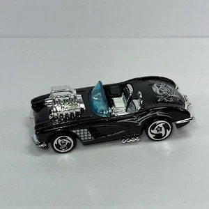 2000 Hot Wheels Motorin Music 1958 Corvette Coupe Cabrio schwarz SBs lose - Bild 1 von 5