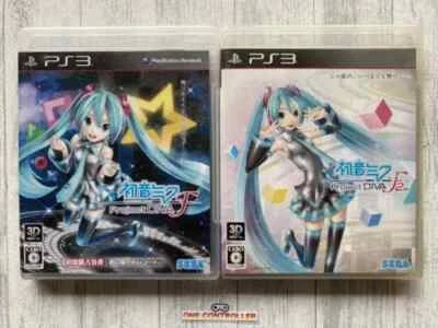 SONY PlayStation 3 PS3 Hatsune Miku Project DIVA F & F 2nd set of 2 from Japan - Image 1 of 4