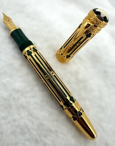 Montblanc Peter The Great Limited Edition Patron Of Art Fountain Pen 18k Nib - Picture 1 of 6