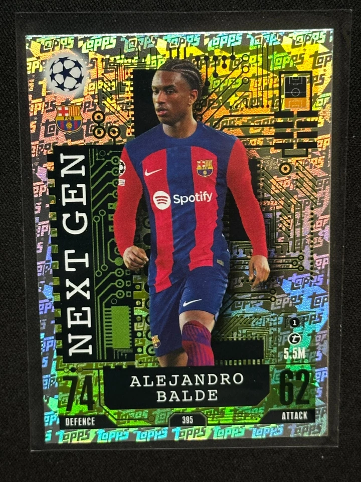 Alejandro Balde Next Gen Champions League Topps Match Attax 2023/24 23/24 - Image 1 of 3