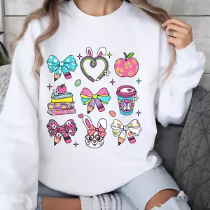 Easter Teacher Sweatshirt, Teacher Easter Shirt, Easter Peeps Shirt, Cute Shirt - Picture 1 of 10