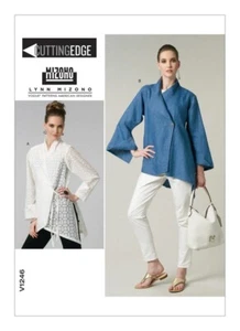 VOGUE SEWING PATTERN 1246 MISSES 16-22 LOOSE-FITTING SHIRT/JACKET W/ WRAP OPTION - Picture 1 of 7