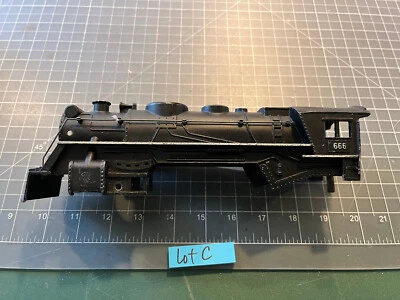 Marx O Train NICE 666 DIECAST METAL Locomotive Engine SHELL ONLY PART LOT C - Image 1 of 4