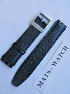 Swatch + Irony Big +AYGS4002 Smoking+ 17mm+ Leather/Leather + New / New - Picture 1 of 1