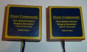 New 2PCS RINGING GENERATOR PCR-SIN03V12F20-C Power Dsine 3W 12VDC TO 70V 20Hz - Picture 1 of 12
