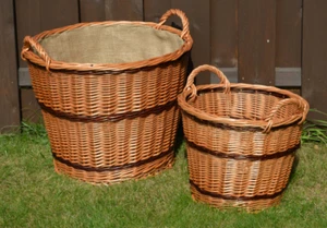 Kaminkorb Holzkorb  Kartoffelnkorb  Korb Weide Kiepe Gartenkorb Erntekorb WIKLER - Bild 1 von 3