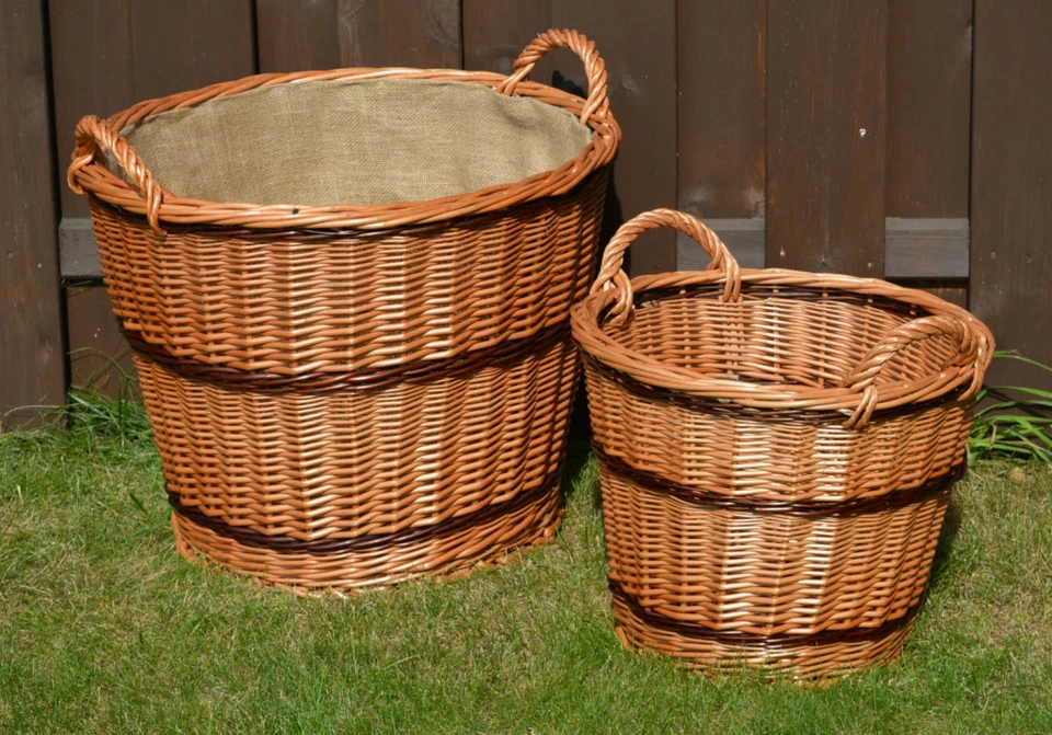 Kaminkorb Holzkorb  Kartoffelnkorb  Korb Weide Kiepe Gartenkorb Erntekorb WIKLER - Bild 1 von 1