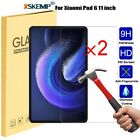 2 Pcs Xiaomi Pad 6 / Pad 6 Pro 11 In Screen Protector Tempered Glass Film Cover