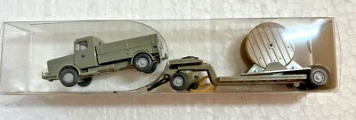 WIKING 27852 - Büssing 8000 mit Tiefladeanhänger 1:87 in OVP - Bild 1 von 2