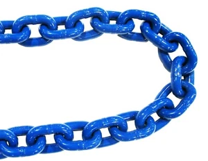 9/32" x 30' Grade 100 Alloy Lifting Chain Bulk Plain Ends Overhead Rated Tow - Picture 1 of 3