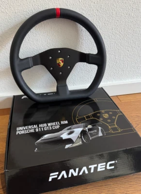 Fanatec Podium Wheel Rim Porsche 911 GT3 Cup (Leather) - Nur Rim - Super Zustand - Bild 1 von 2