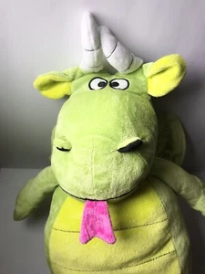 Happy Nappers Plush Castle Dragon Pillow with Doorbell WORKS Reversible - Picture 1 of 5