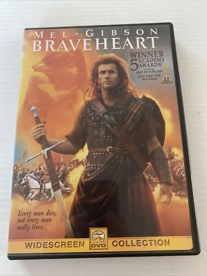 Braveheart Biography Drama Historical Movie DVD Region 1 Mel Gibson Inspiration - Image 1 of 2