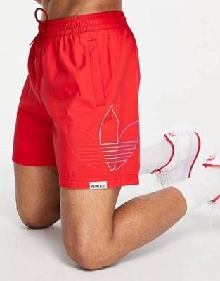 Pantalones Cortos de Natación Adidas Originales FTO Rojo Precio de Venta sugerido por el fabricante: $45.00 "X-Grande" LR3 Foto 1 de 4