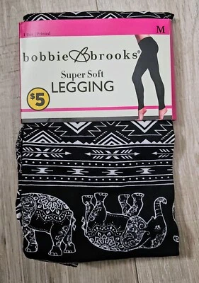 Legging MEDIANO 8-10 súper suave estampado elefante azteca cómodo elástico Foto 1 de 4