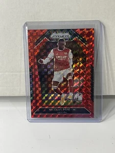 2020-21 Panini Prizm Premier League Nicolas Pepe Retail Red Mosaic /159 #42 - Picture 1 of 2