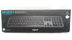Logitech MX Keys S kabellos-Tastatur - Grafit QWERTY US-Englisch (920-011587) - Bild 1 von 4