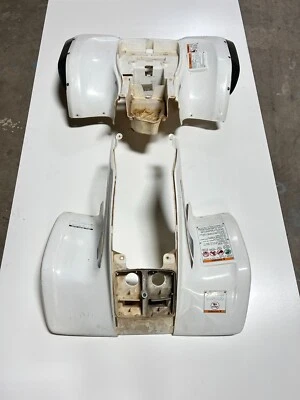 Yamaha Breeze 125 YFA 2002 02 OEM ¡Bueno! Guardabarros delantero trasero carrocería plástico Foto 1 de 4