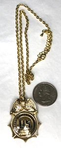 Collar Elvis Presley DEA Insignia de Control de Drogas de Estados Unidos 18" Réplica del Presidente Nixon - Imagen 1 de 9