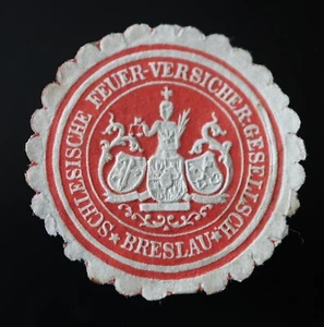 SOCIEDAD DE SEGURO CONTRA INCENDIOS SILESIA. BRESLAU - sello carta - #M160 - Imagen 1 de 3