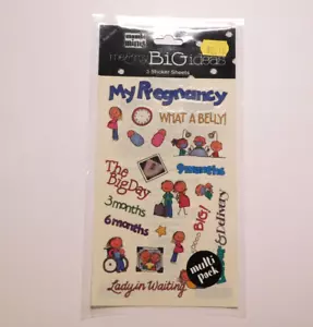 Mambi Minis Me & My Big Ideas 3 Sheets ~Pregnancy Sayings~ Stickers Multi Pack - Picture 1 of 2