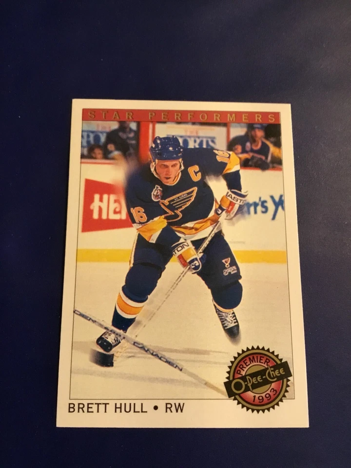 1992-93 O-Pee-Chee Premier - #21 Brett Hull - Image 1 of 1