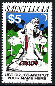 St. Lucia - Anti-Drogen-Kampagne Satz postfrisch 1993 Mi. 1011