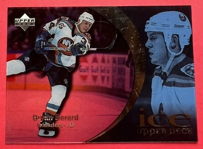 1997-98 Upper Deck Ice Islanders Hockey Card #54 Bryan Berard EX - Image 1 of 2