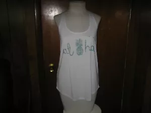 womens billa bong ALOHA racerback tank top S NWT - Picture 1 of 5