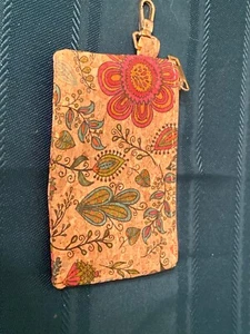 Umweltfreundliche Kork Geldbörse Vegan Geldbörse Schlüsselanhänger 4,75”x3,25” - Bild 1 von 2