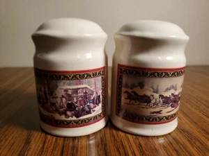 currier and ives Condiments Shaker Harry T peters Collection - Picture 1 of 6