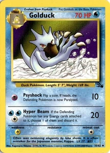 Golduck Uncommon Fossil 35/62 MP - Picture 1 of 2