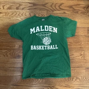 Gildan Youth Malden Basketball Size Youth  Medium Green - Picture 1 of 5