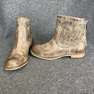 Botines Corral para mujer 8 Indie Spirit cuero envejecido botín occidental floral Foto 1 de 4