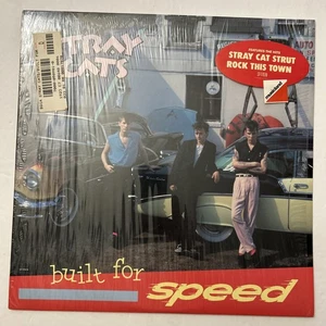 Stray Cats – Built For Speed - Vinyl LP EMI America ST-17070 Hype Sticker - Imagen 1 de 14