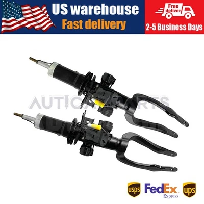 2x Front Shock Absorbers w/EDC For BMW F01 F02 F07 F10 535i 740Ld 750i xDrive - Image 1 of 4