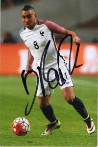 FRANCE & WEST HAM: DIMITRI PAYET SIGNED 6x4 ACTION PHOTO+COA - Picture 1 of 1