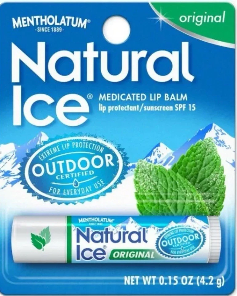 Bálsamo Labial Mentolatum HIELO NATURAL Original FPS 15 Foto 1 de 1