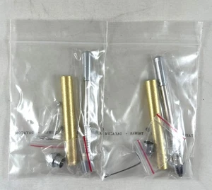 2 Skizzenbleistift Chrom-Sets, verwendet 5,6 mm Mine, Holz oder Acryl Drechseln - Bild 1 von 3