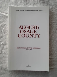 FYC AUGUST OSAGE COUNTY Bestes Drehbuch-Skript für Ihre Betrachtung TracyLetts - Bild 1 von 2
