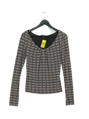 Top para mujer Max Mara M negro viscosa con elastano básico Foto 1 de 4