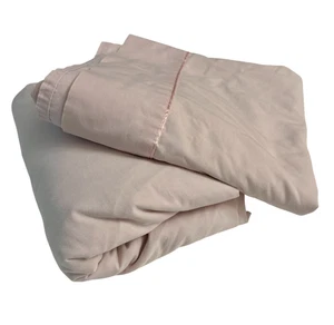 JC Penney Home Collection Queen Lakenset flach und tailliert rosa Pima Baumwollmischung - Bild 1 von 8