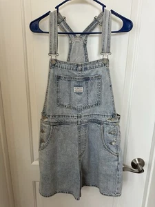 Levi’s Levi Strauss & Co Kurzer Overall der Marke zwei Pferde und Denim Arbeitskleidung S - Bild 1 von 8