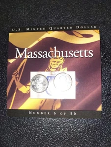 Cuartos estatales de Massachusetts 2000-P y 2000-D - sin circular -  - Imagen 1 de 6