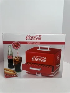 Red Hot Dog Steamer and Bun Warmer Cooks 24 Hot Dogs 12 Buns Easy Clean - Picture 1 of 9
