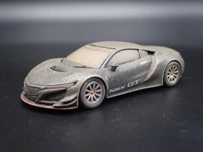 Modello Auto Diecast Diorama In Scala 1:64 Wrecked Muddy Acura NSX GT3 2016-2022 - Immagine 1 di 4